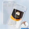 Amazon's best-selling business document lanyards, pvc waterproof card sleeves, soft transparent work ID card soft rubber sleeves Application Scenario